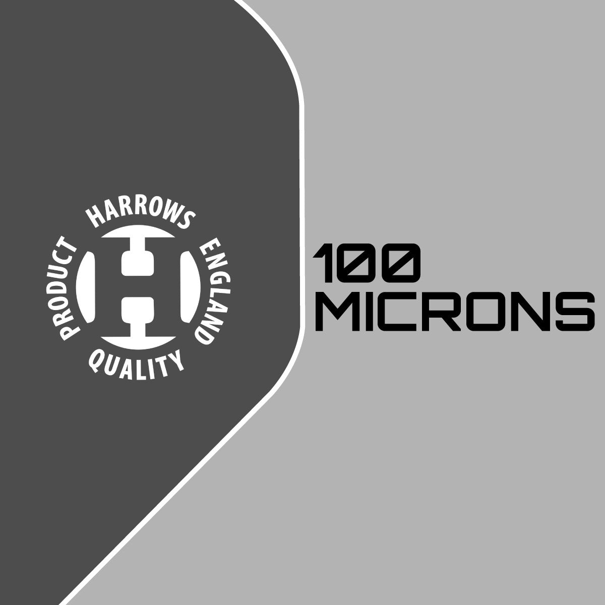 Harrows Retina,X Kite Jade Dart Flights graphic displaying the flight thickness.