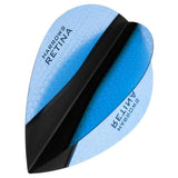 Harrows Retina X Pear Aqua Dart Flights main product image showing the flight design and product contents