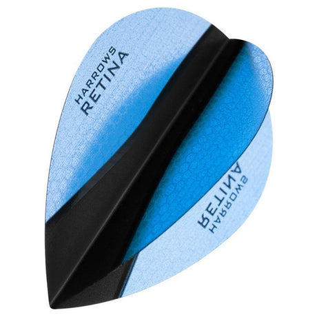 Harrows Retina X Pear Aqua Dart Flights main product image showing the flight design and product contents