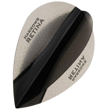 Harrows Retina X Pear Smokey Dart Flights main product image showing the flight design and product contents
