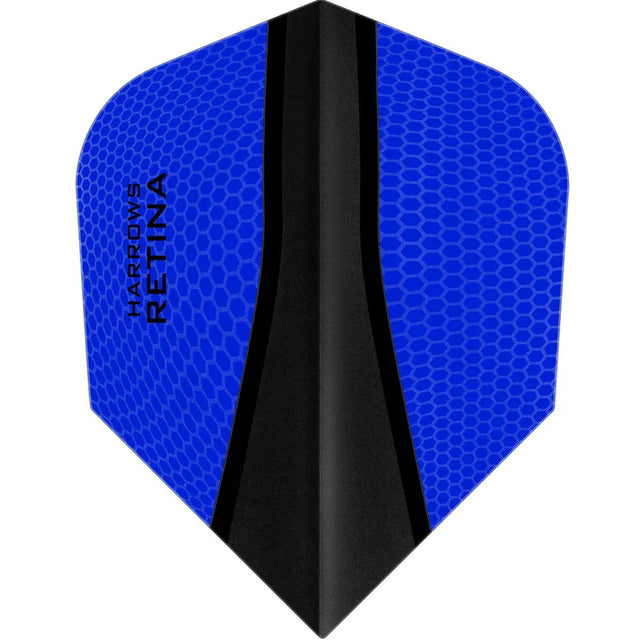 Harrows Retina X Standard Dark Blue Dart Flights main image on a white background.
