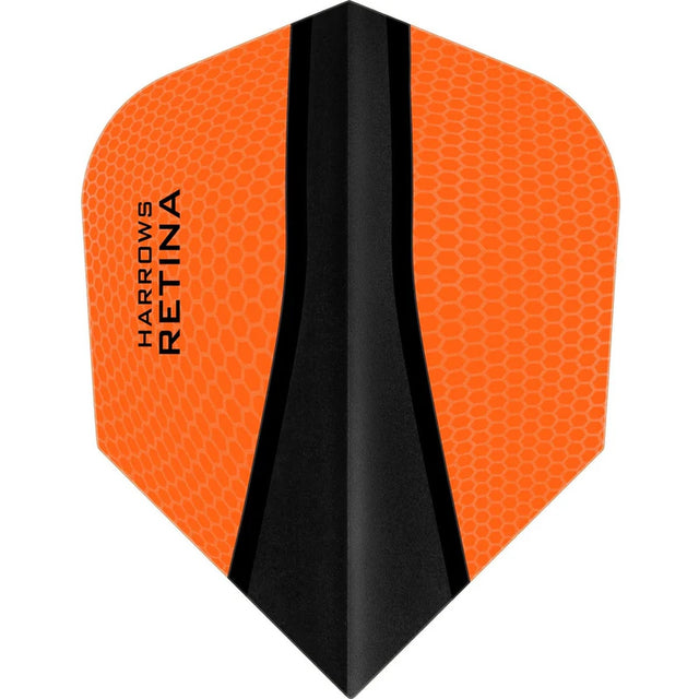 Harrows Retina X Standard Orange Dart Flights main image on a white background.