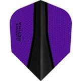Harrows Retina X Standard Purple Dart Flights main image on a white background.