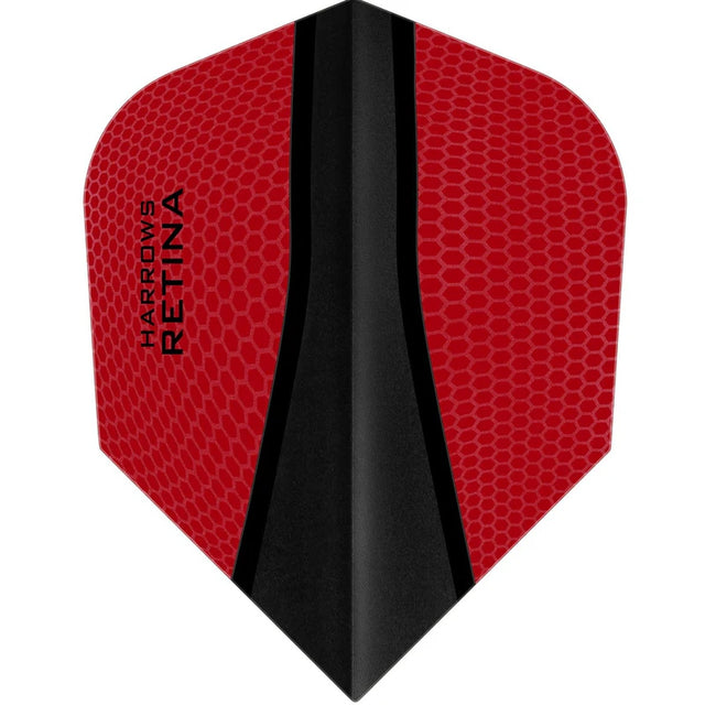 Harrows Retina X Standard Red Dart Flights main image on a white background.