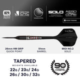 Harrow Ryan Searle Geo Quick Point 90% Tungsten Steel Tip Darts