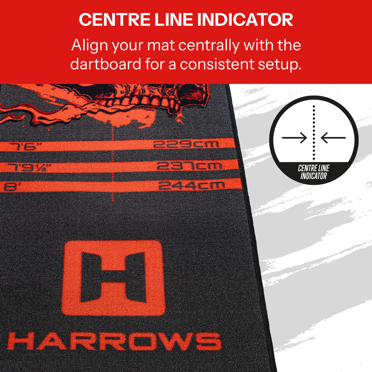 Harrows Ryan Searle Heavy Metal Dart Mat