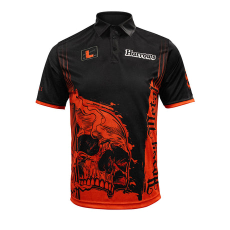 Harrows Ryan Searle Player Shirt front view image showing the complete shirt design, colours, and sponsor logos