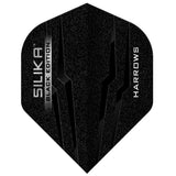 Silika Black Edition Standard No2 Dart Flights by Harrows main product image on a white background.