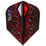 Harrows Silika Colourshift Red Dart Flights main image on a white background.