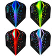 Harrows Silika Colourshift Standard No6 Dart Flights main product image showing the flight design and product contents