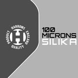 Silika Lumen No2 Standard Green Dart Flights by Harrows graphic showing the flight thickness for enhanced durability and consistent performance.