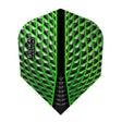 Silika No6 Standard Green Dart Flights by Harrows main product image on a white background.