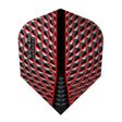 Silika No6 Standard Red Dart Flights by Harrows main product image on a white background.