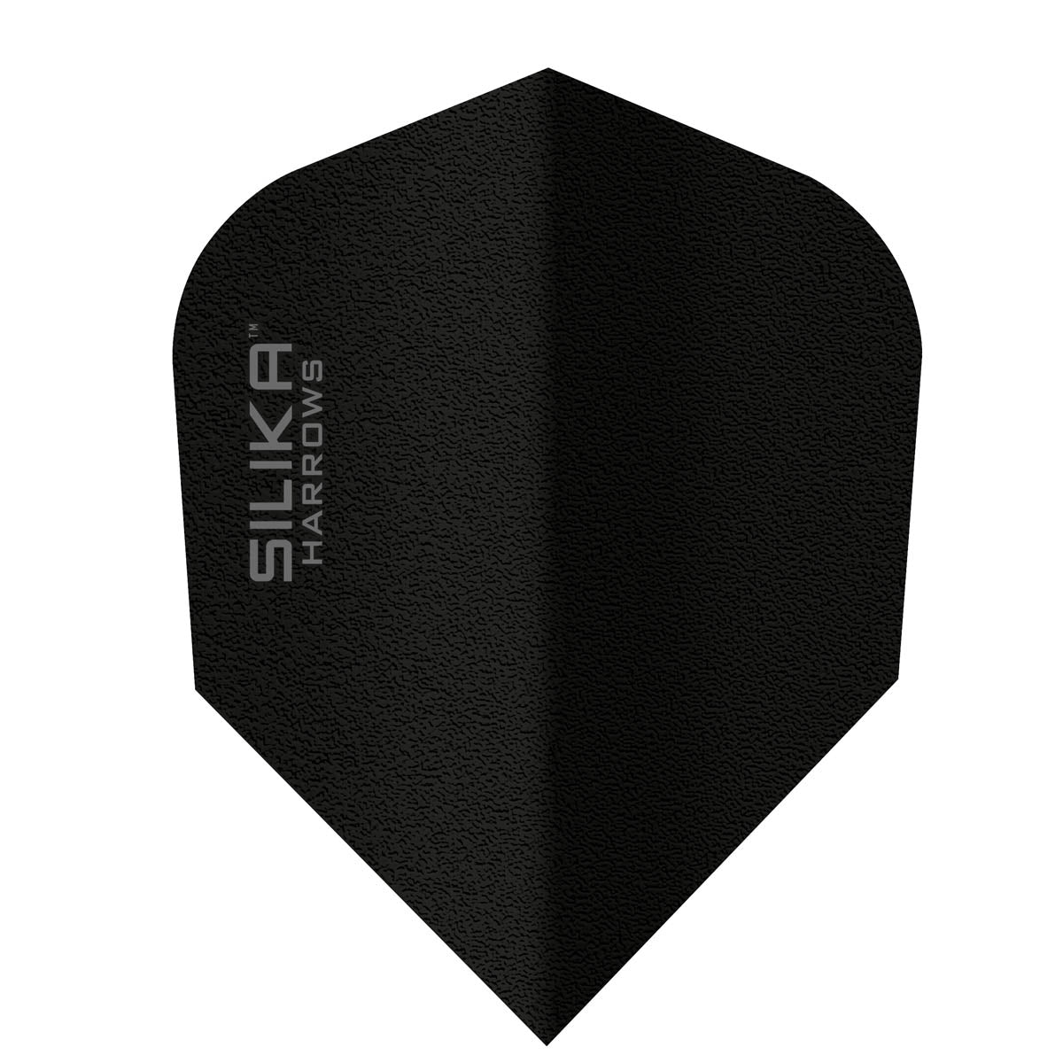 Harrows Silika Solid Standard No6 Black Dart Flights main image on a white background.
