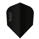 Harrows Silika Solid Standard No6 Black Dart Flights main image on a white background.