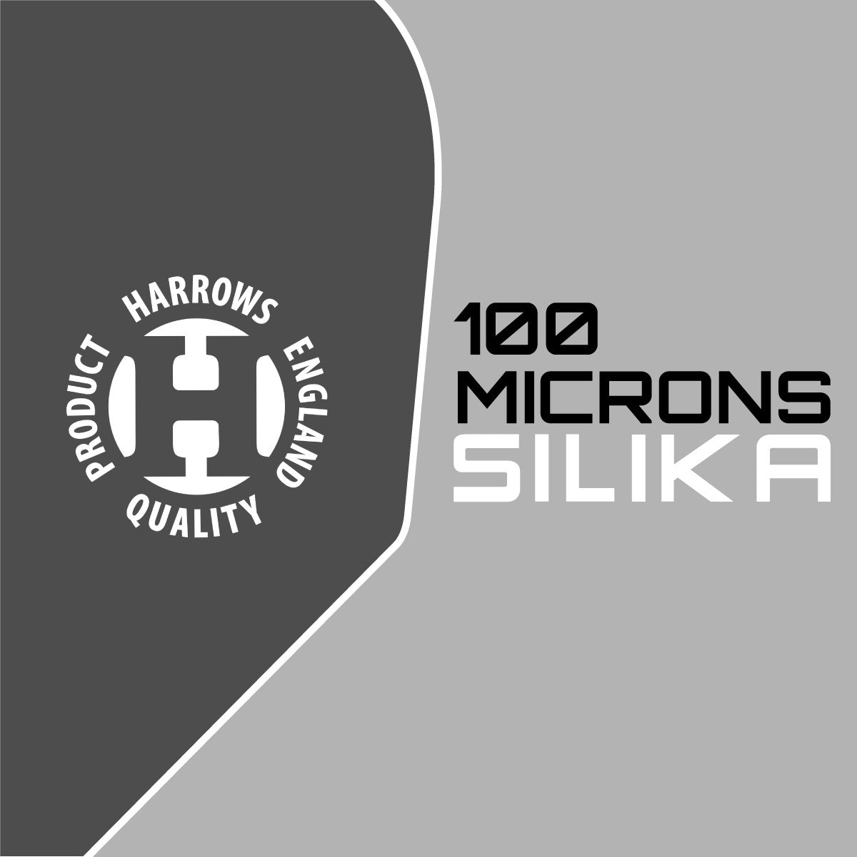Harrows Silika Solid Standard No6 Blue Dart Flights graphic displaying the flight thickness.