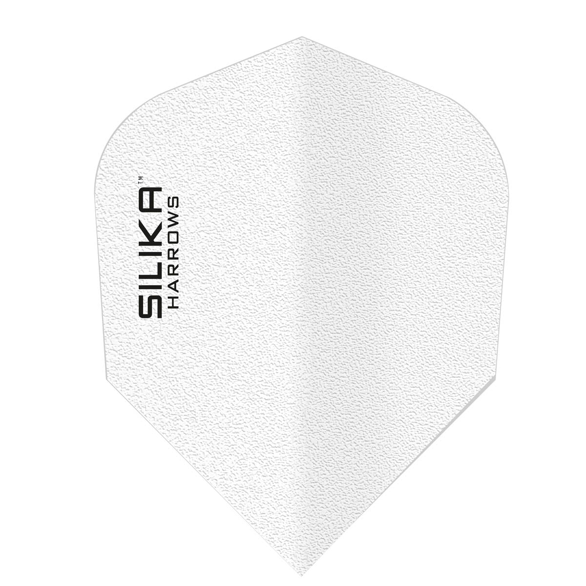 Harrows Silika Solid Standard No6 White Dart Flights main image on a white background.