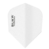 Harrows Silika Solid Standard No6 White Dart Flights main image on a white background.