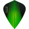 Harrows Sonic Kite Green Dart Flights main image on a white background.