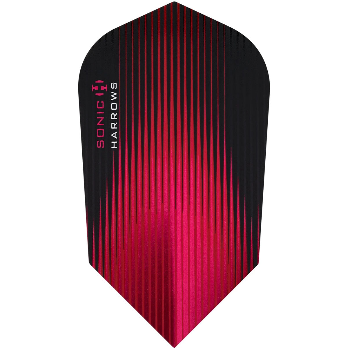 Harrows Sonic Slim Dart Flights 25 Sets main product image showing the flight design and product contents