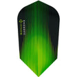 Harrows Sonic Slim Green Dart Flights main product image showing the flight design and product contents