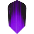 Harrows Sonic Slim Purple Dart Flights main product image showing the flight design and product contents