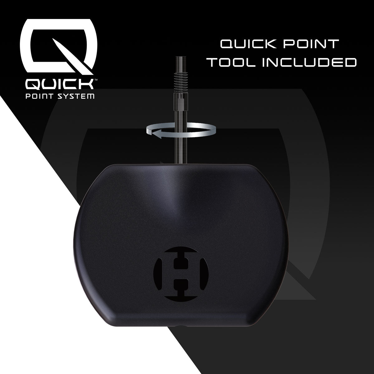 Image of the Quick Point tool used to remove and install Quick Point dart points
