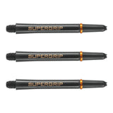 Harrows Supergrip Dart Stems Shafts Black Gold Medium length variant image