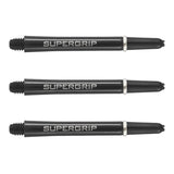 Harrows Supergrip Dart Stems Shafts Black Silver Medium length variant image