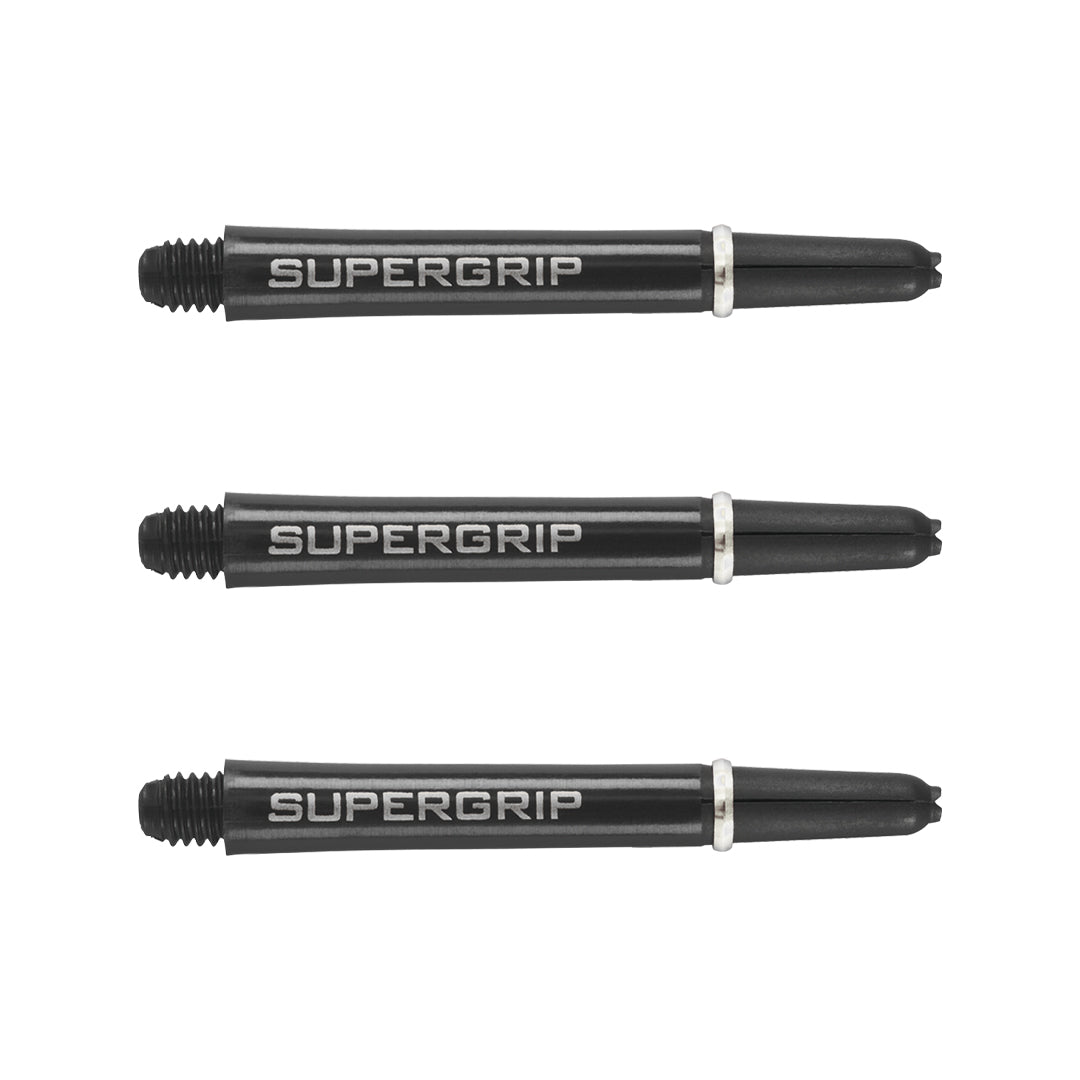 Harrows Supergrip Dart Stems Shafts Black Silver Midi length variant image