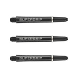 Harrows Supergrip Dart Stems Shafts Black Silver Midi length variant image