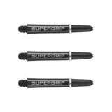 Harrows Supergrip Dart Stems Shafts Black Silver Short length variant image