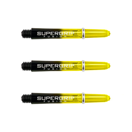 Harrows Supergrip Fusion Dart Stems Shafts Yellow Short length variant image