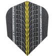Harrows Supergrip Gold Dart Flights main image on a white background.