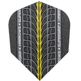 Harrows Supergrip Gold Dart Flights main image on a white background.