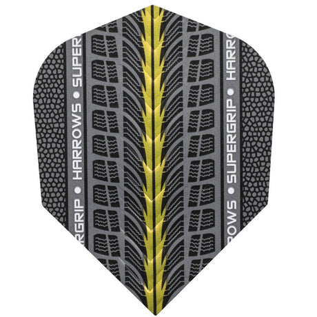 Harrows Supergrip Gold Dart Flights main image on a white background.