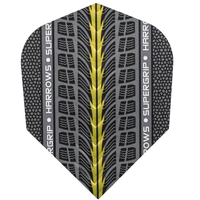 Harrows Supergrip Gold Dart Flights main image on a white background.