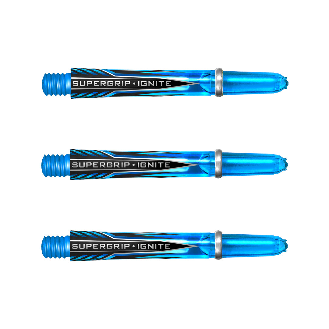 Harrows Supergrip Ignite Dart Stems Shafts Aqua Midi length variant image
