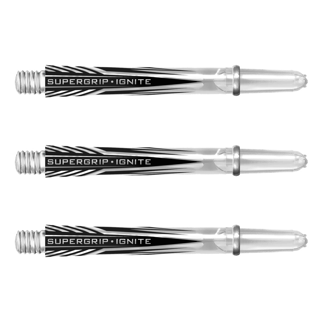 Harrows Supergrip Ignite Dart Stems Shafts Clear Medium length variant image