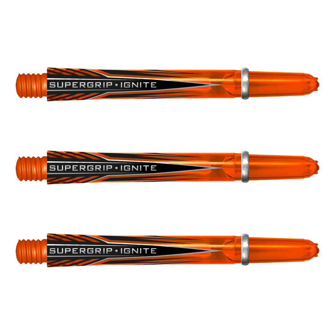 Harrows Supergrip Ignite Dart Stems Shafts Orange Medium length variant image