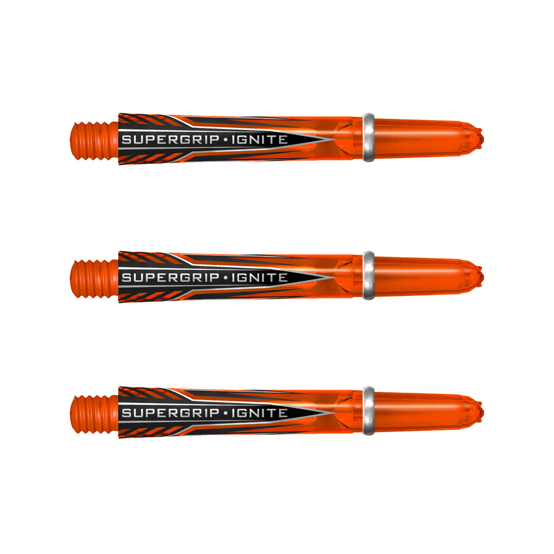 Harrows Supergrip Ignite Dart Stems Shafts Orange Midi length variant image