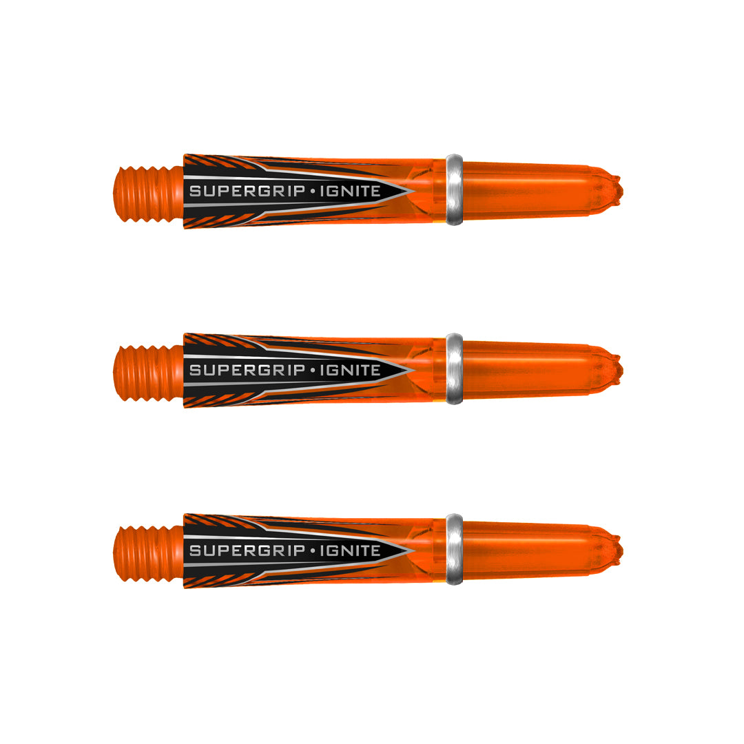 Harrows Supergrip Ignite Dart Stems Shafts Orange Short length variant image