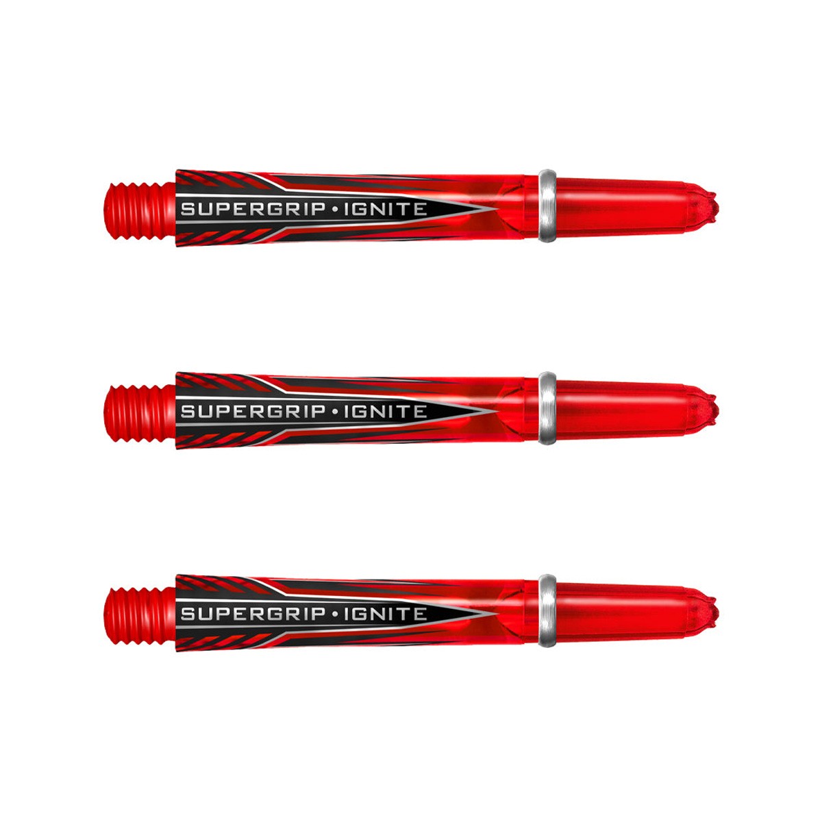 Harrows Supergrip Ignite Dart Stems Shafts Red Midi length variant image