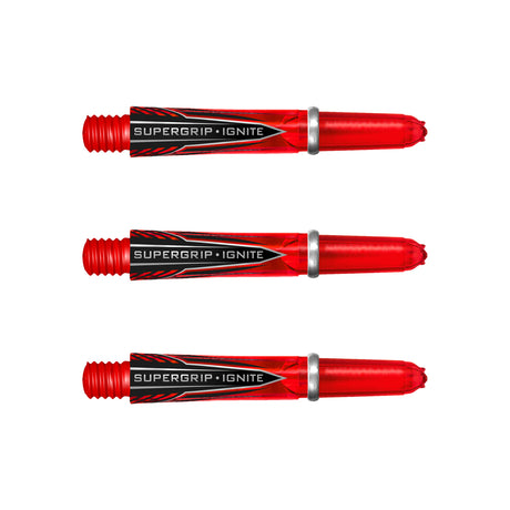 Harrows Supergrip Ignite Dart Stems Shafts Red Short length variant image