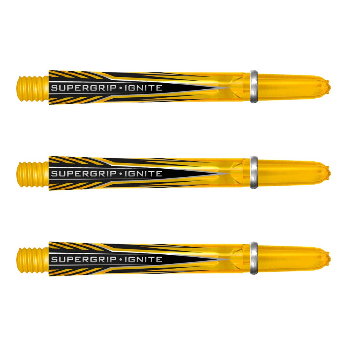 Harrows Supergrip Ignite Dart Stems Shafts Yellow Medium length variant image