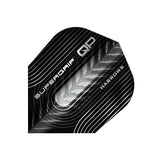 Harrows Supergrip No6 Dart Flights main product image showing the flight design and product contents