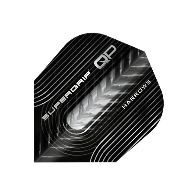 Harrows Supergrip No6 Dart Flights main product image showing the flight design and product contents
