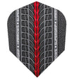 Harrows Supergrip Red Dart Flights main image on a white background.
