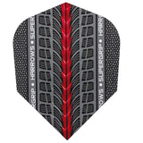 Harrows Supergrip Red Dart Flights main image on a white background.