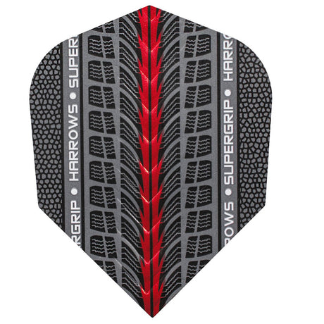 Harrows Supergrip Red Dart Flights main image on a white background.